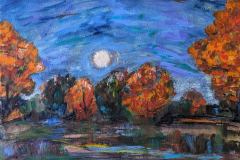 Herbstabend-mit-Mond-Acryl-35-x-28-cm2-klein